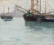 Johan Richter Canale Grande in Venice oil